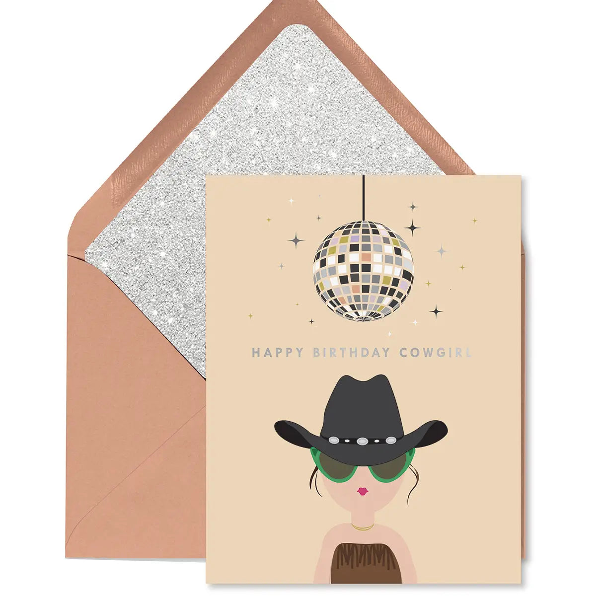 Happy Birthday Cowgirl Greeting Card