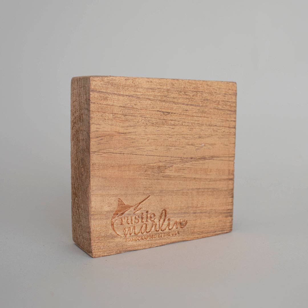 Personalized "Lake Elmo is My Happy Place" Decorative Wooden Block