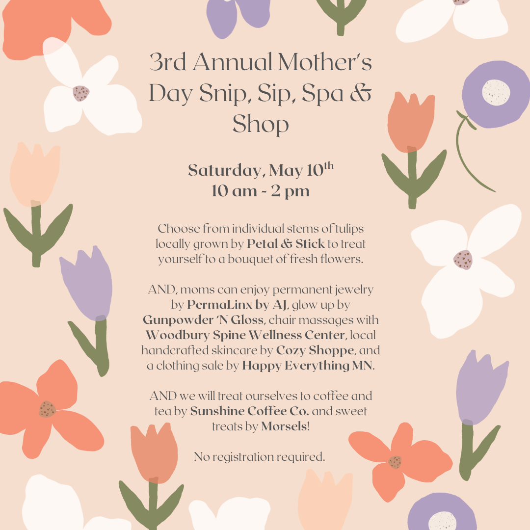 05/10/25 3rd Annual Mother's Day Snip, Sip, Spa & Shop
