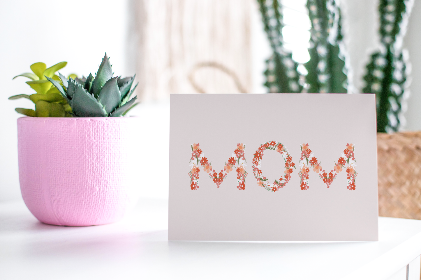 MOM Floral Mother's Day Card