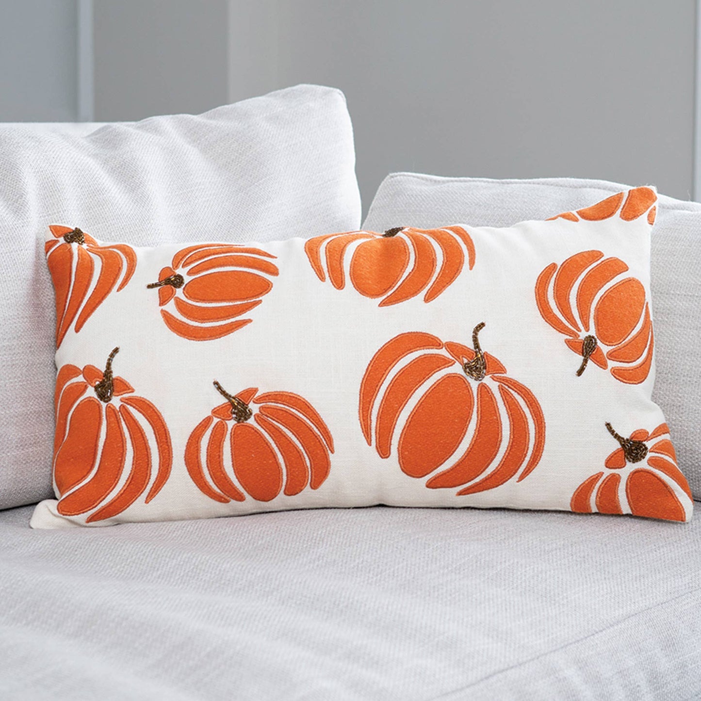 12x22" Pumpkin Lumbar Throw Pillow