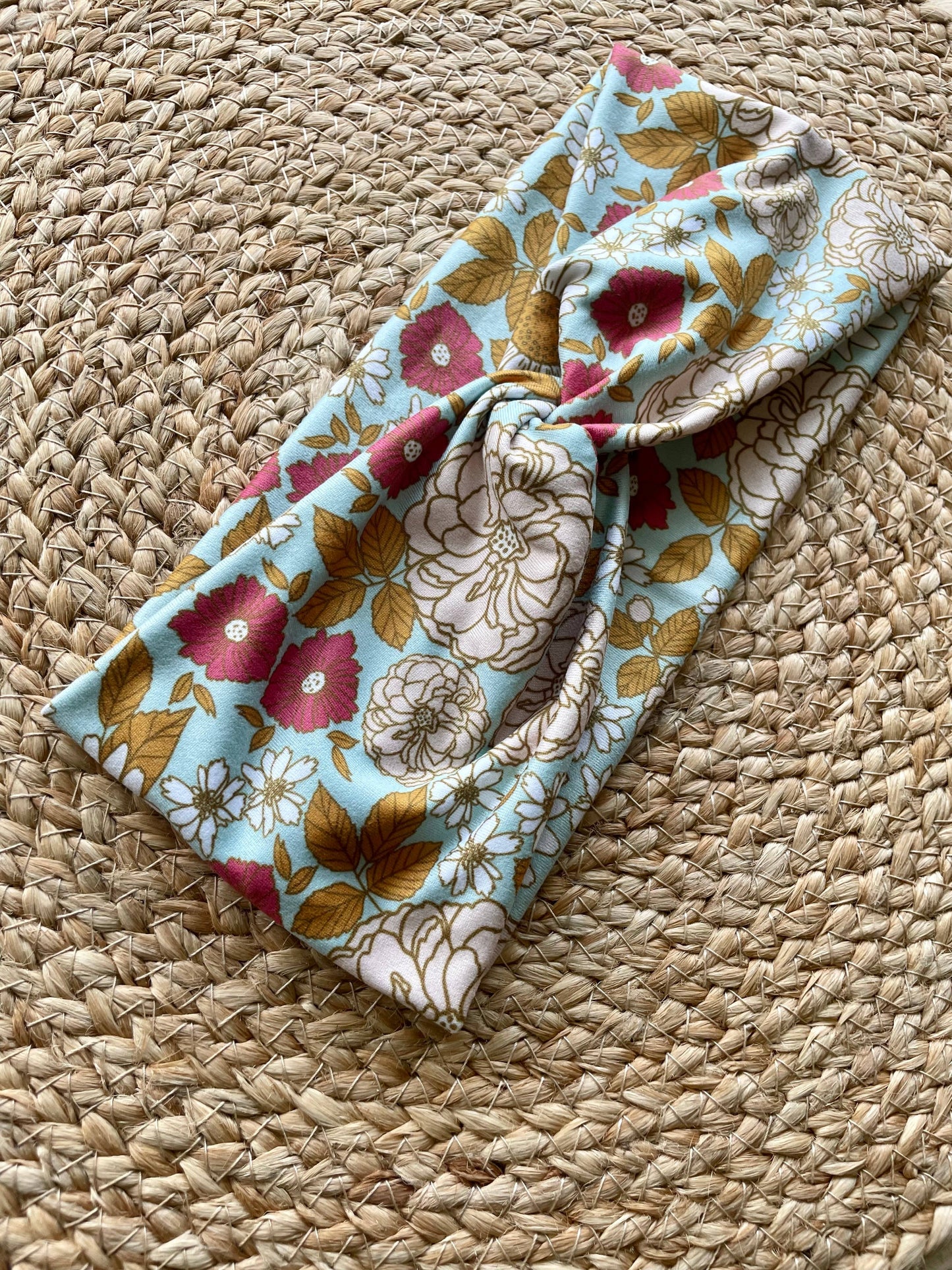 Golden Girl Knit Twist Headband