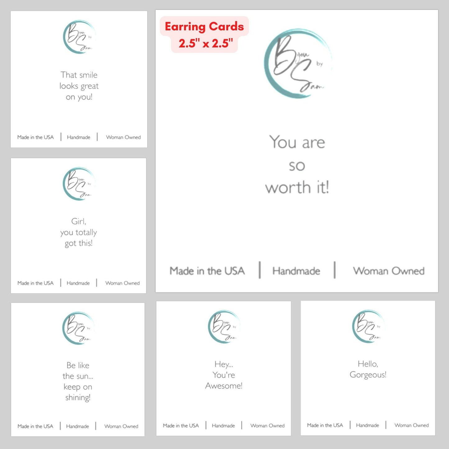 Sterling Silver and Amazonite Arc Earrings