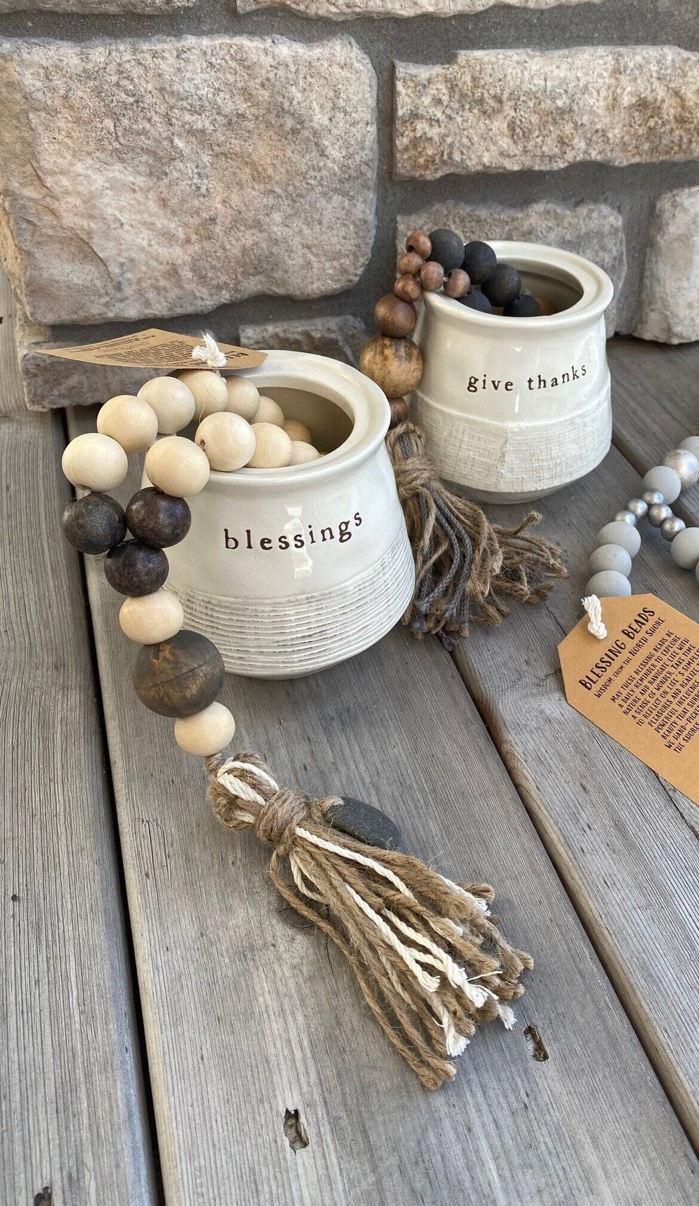 Blessing Beads - Wisdom from the North Shore (Fog)