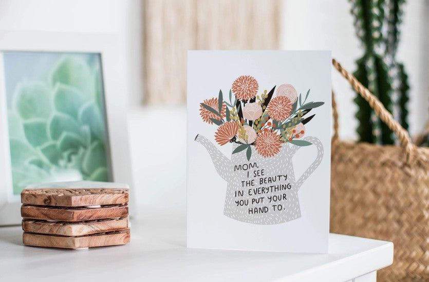 Mom Flowers Card