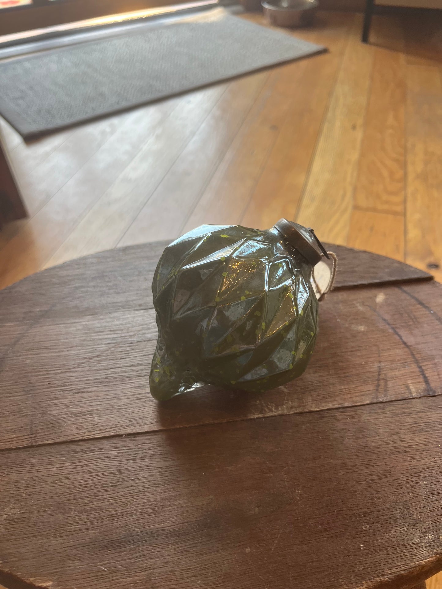 Shimmer Diamond Drop Ornament