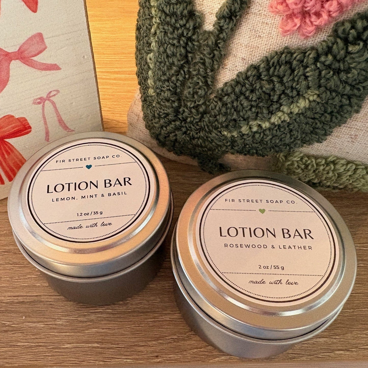 Lotion Bar made with Natural Beeswax