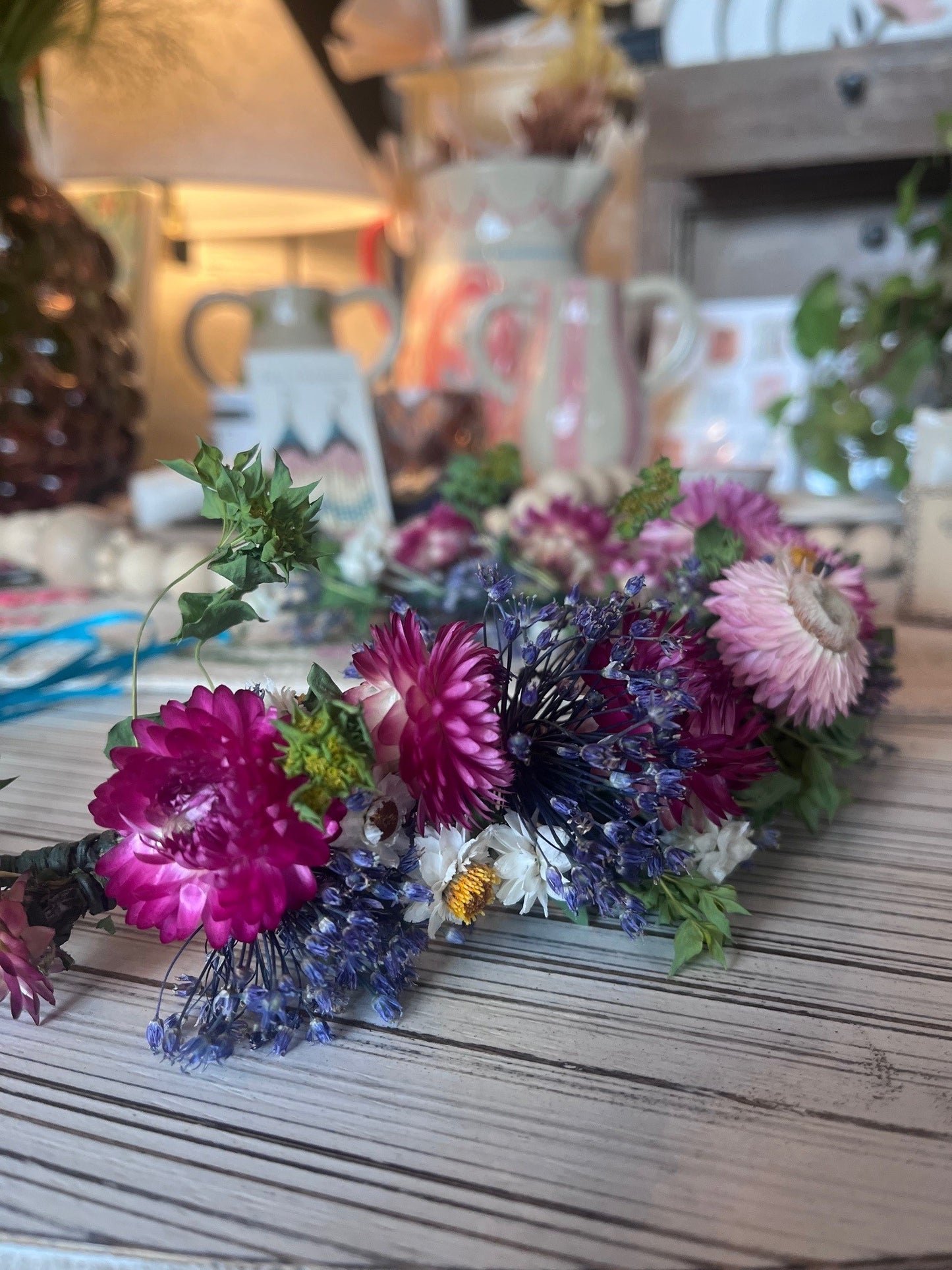 08/14/25 Dried Flower Crowns & Wreaths with Ladybug and Blooms