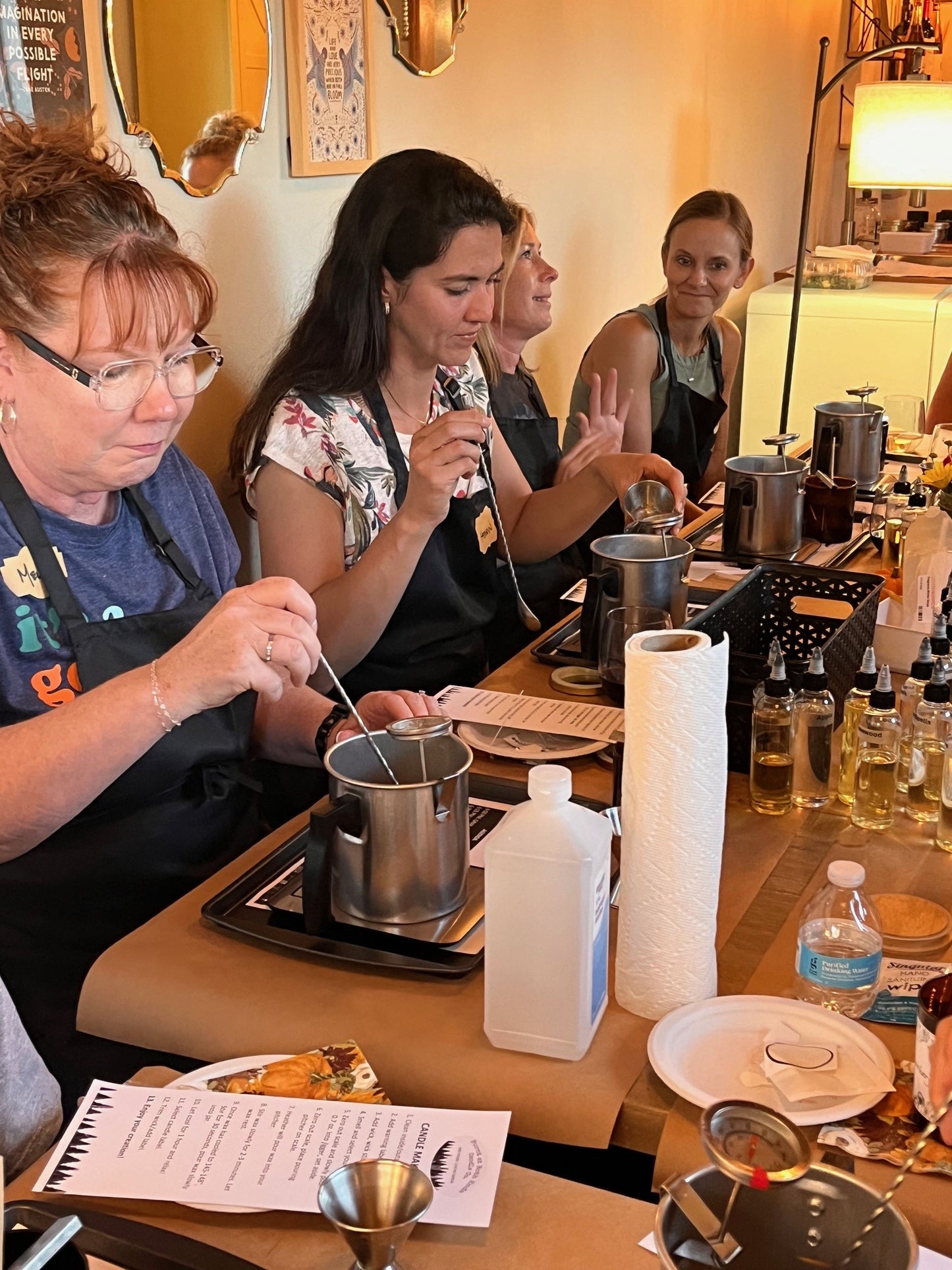 05/08/25 Three Wick Dough Bowl Candle Making Class with Burnt at Both Ends