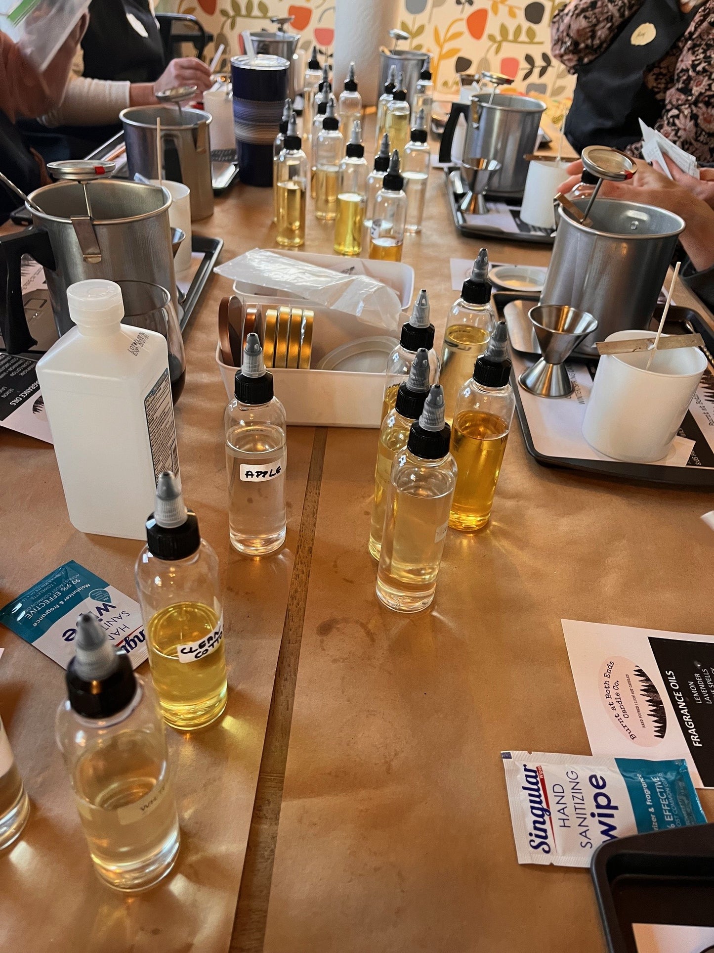 05/08/25 Three Wick Dough Bowl Candle Making Class with Burnt at Both Ends
