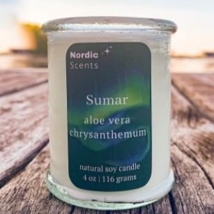 Sumar, Nordic Scents, Soy Candle