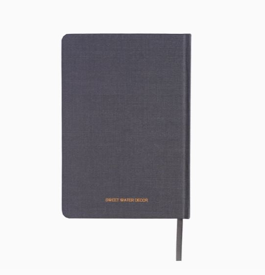 Dream Plan Do Grey and Rose Gold Fabric Journal