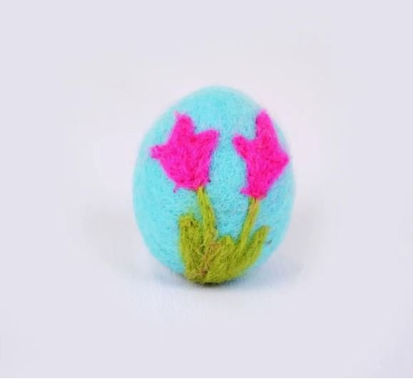 Felted Wool Eggs For Easter