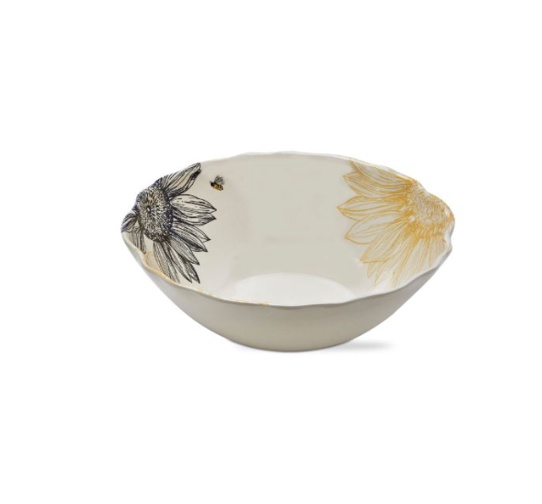 Let It Bee Bamboo Melamine Serving Bowl