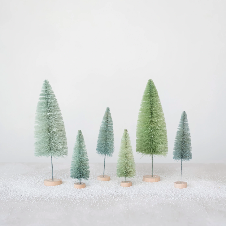 Green Sisal Trees, 3 Sizes