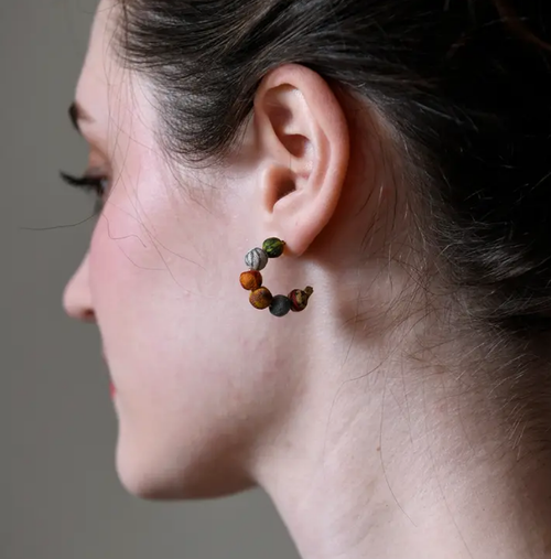 Kantha Tiny Hoops