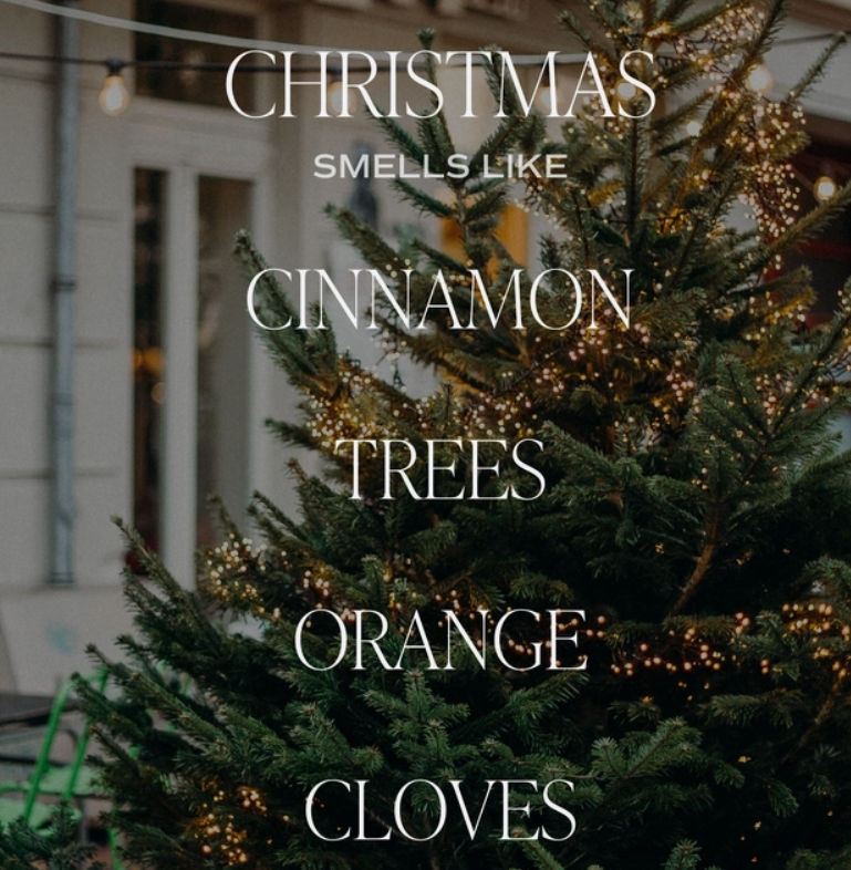 Christmas Soy Candle - White Jar