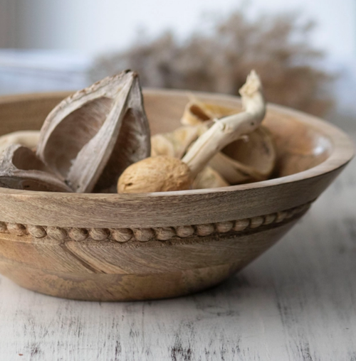 Wood Bead Bowl