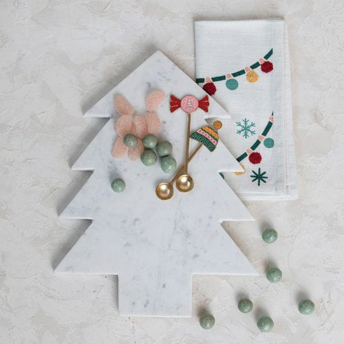 Marble Tree Shaped Platter