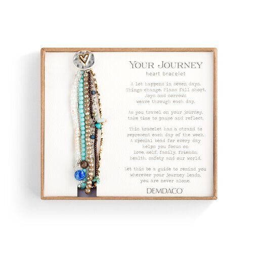 Beaded Love Bracelet - Turquoise - La Vie Est Belle