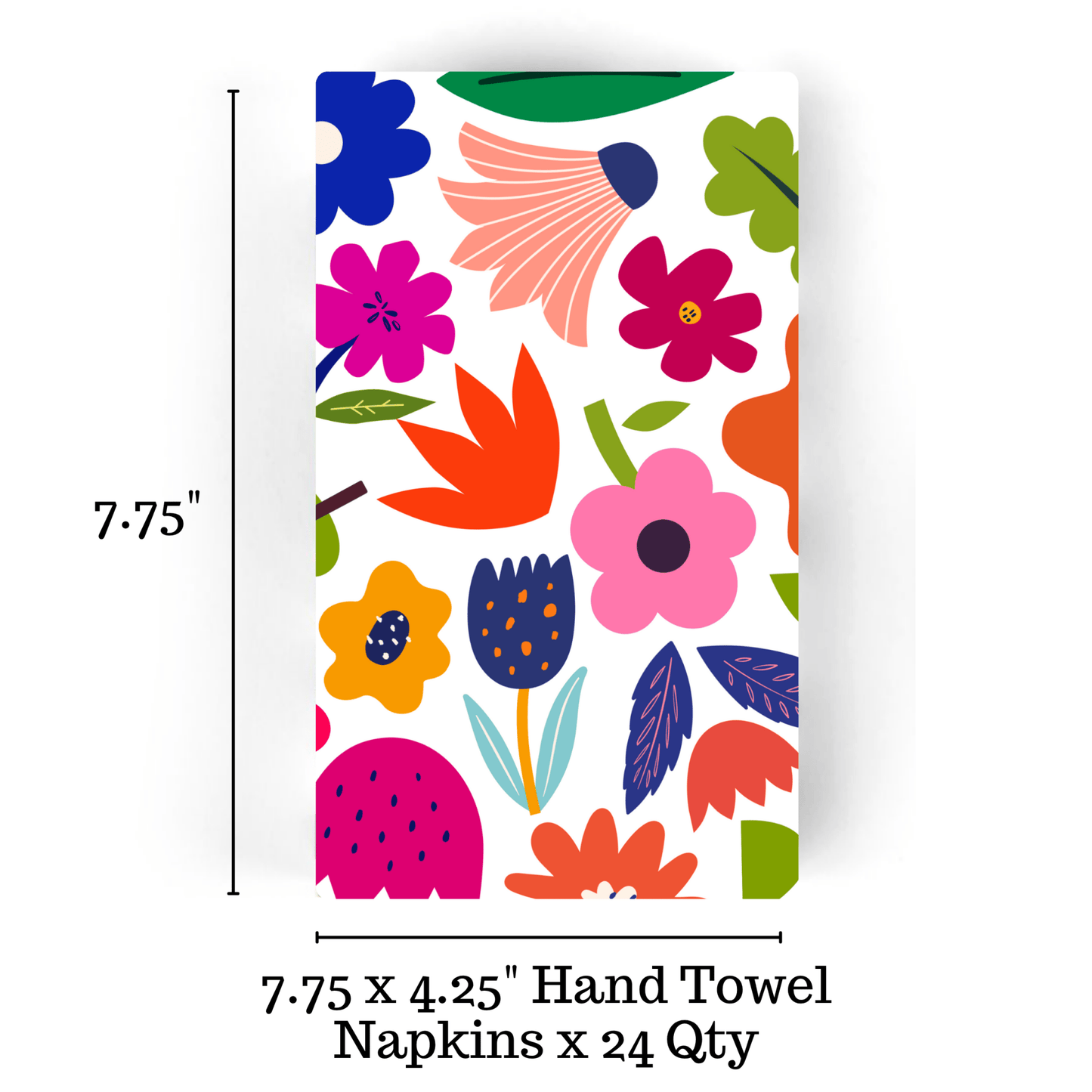 Bold Botanicals Guest Napkins (24 - count) - La Vie Est Belle