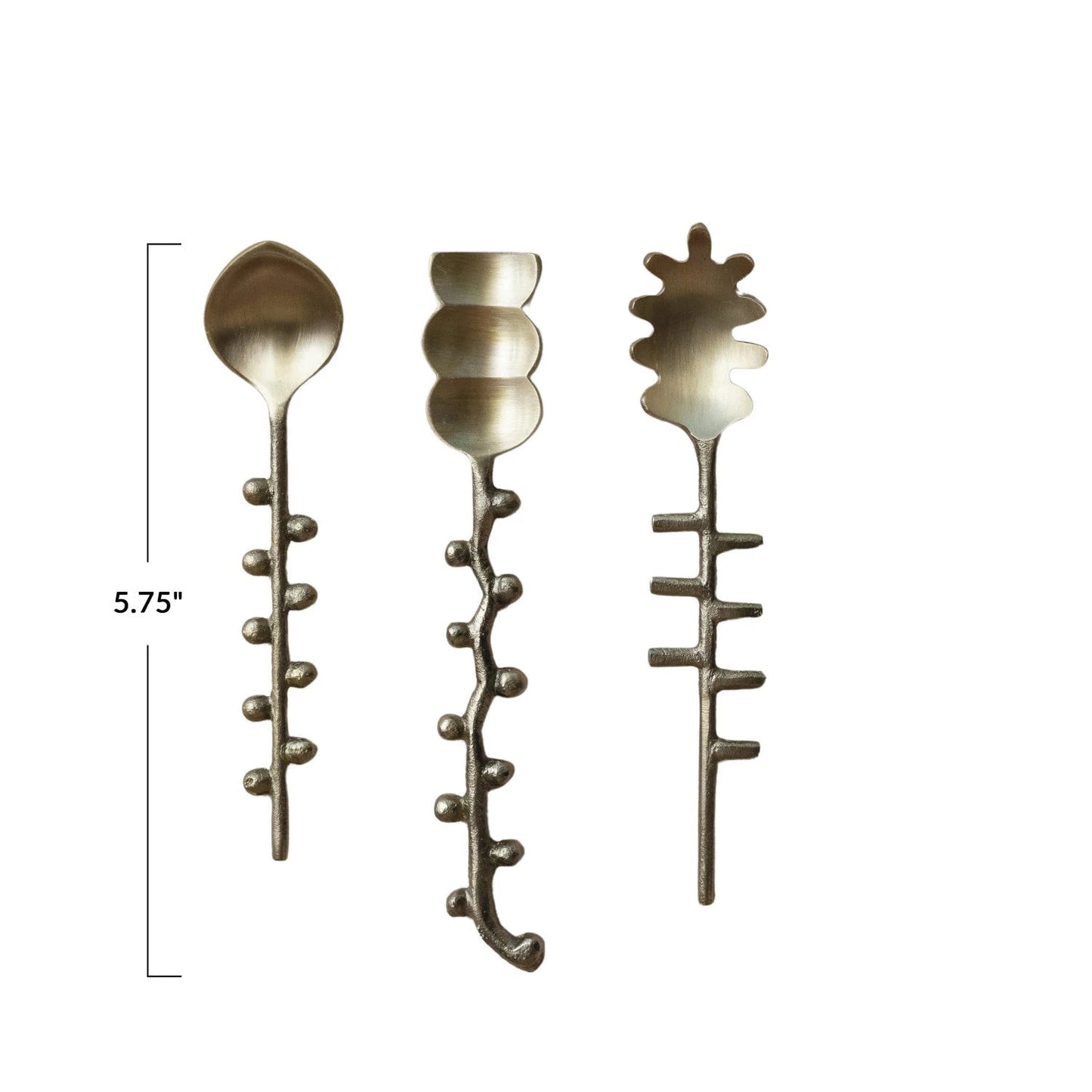 Brass Formed Spoon, 3 Styles - La Vie Est Belle