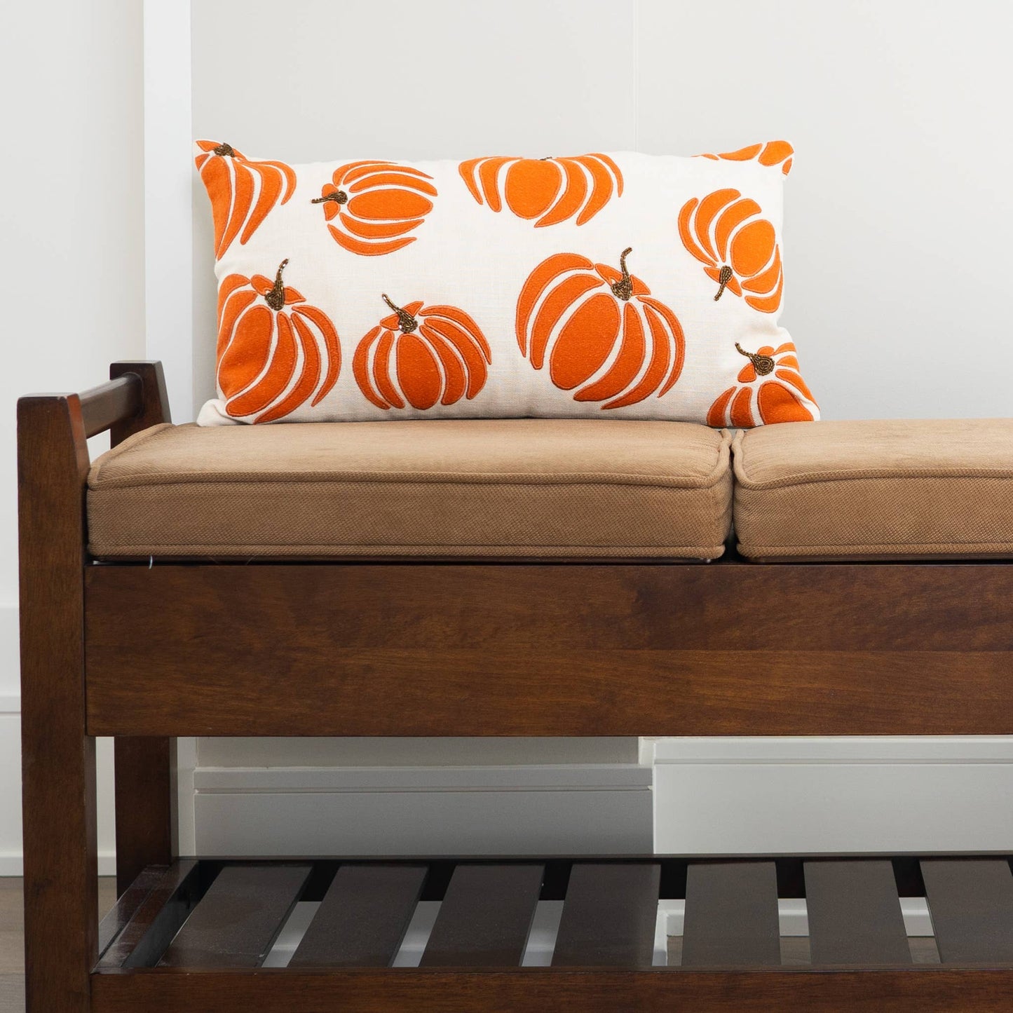 12x22" Pumpkin Lumbar Throw Pillow