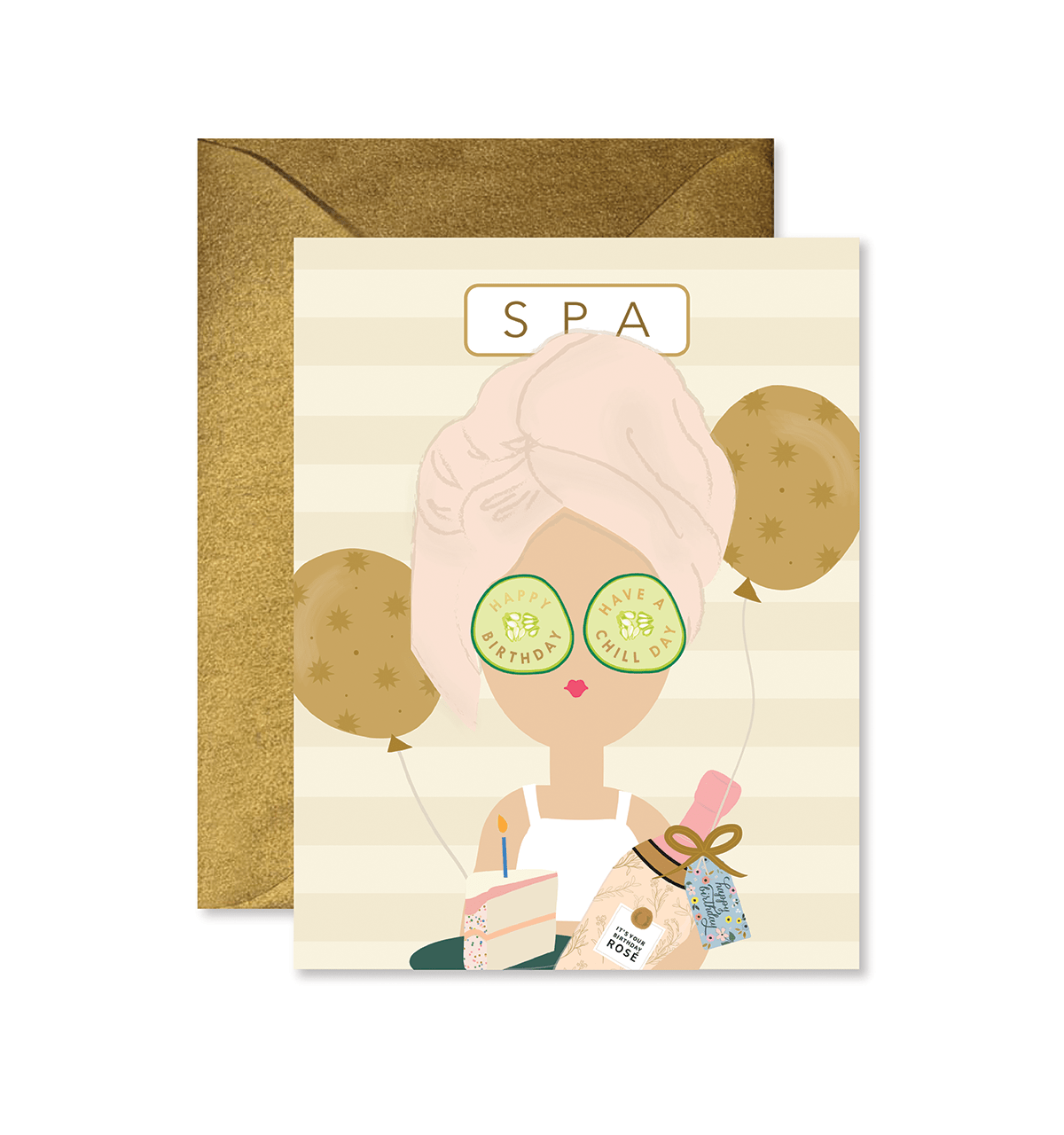Chill Birthday Greeting Card - La Vie Est Belle