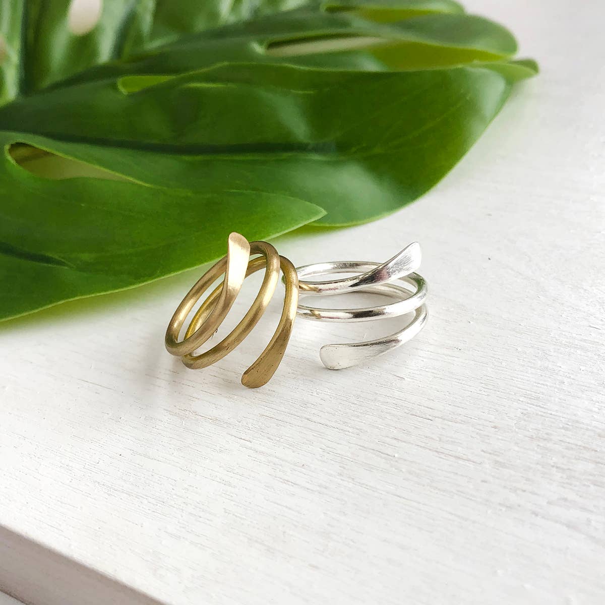 Coiled Wrap Ring - Silver - La Vie Est Belle