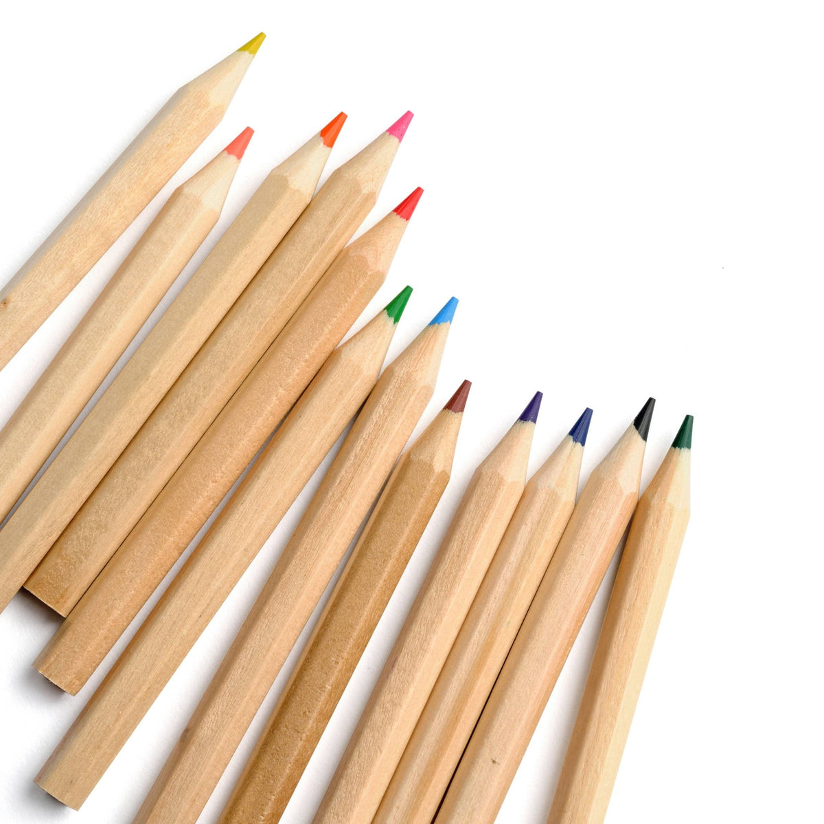 Colored Pencils - Tall & Travel Size - 12 Colors - La Vie Est Belle