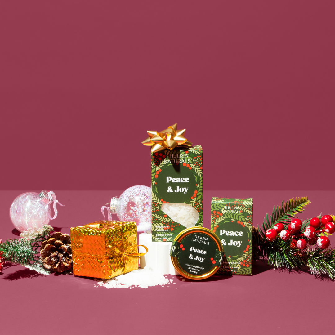 Holiday Christmas Shower steamers | 2 pack Orange and Sage