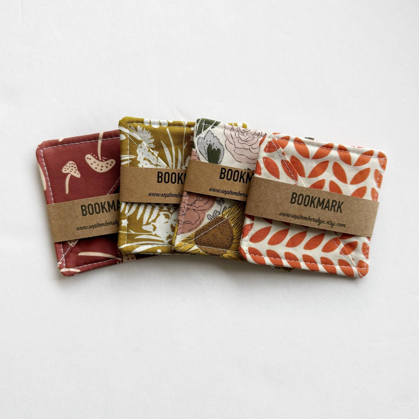 Wild Meadow Gold Corner Bookmark