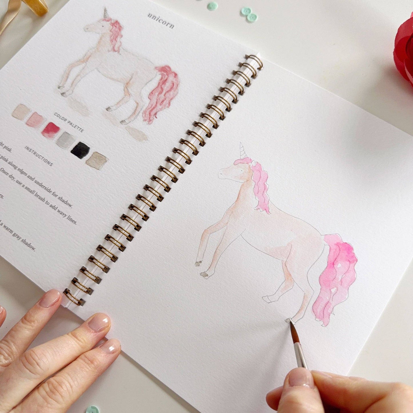 Fairytale Watercolor Workbook - La Vie Est Belle