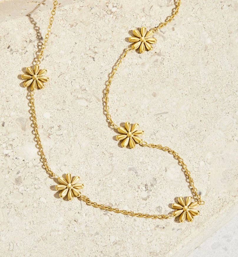 Fun Flowers Necklace - La Vie Est Belle