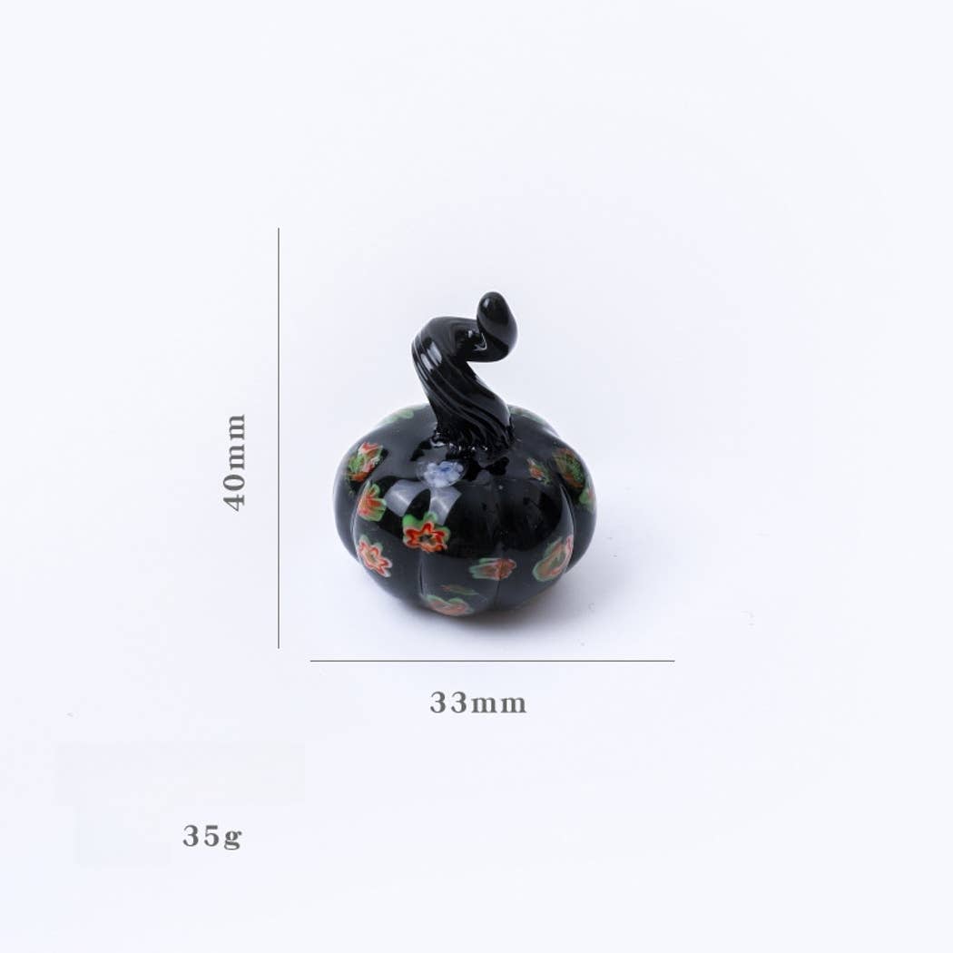 Glasira - Colorful Pumpkin Shape Table Ornament - La Vie Est Belle