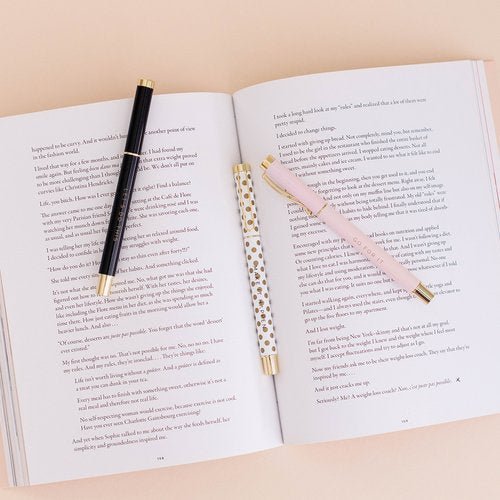 Inspirational Metal Pen Set - La Vie Est Belle