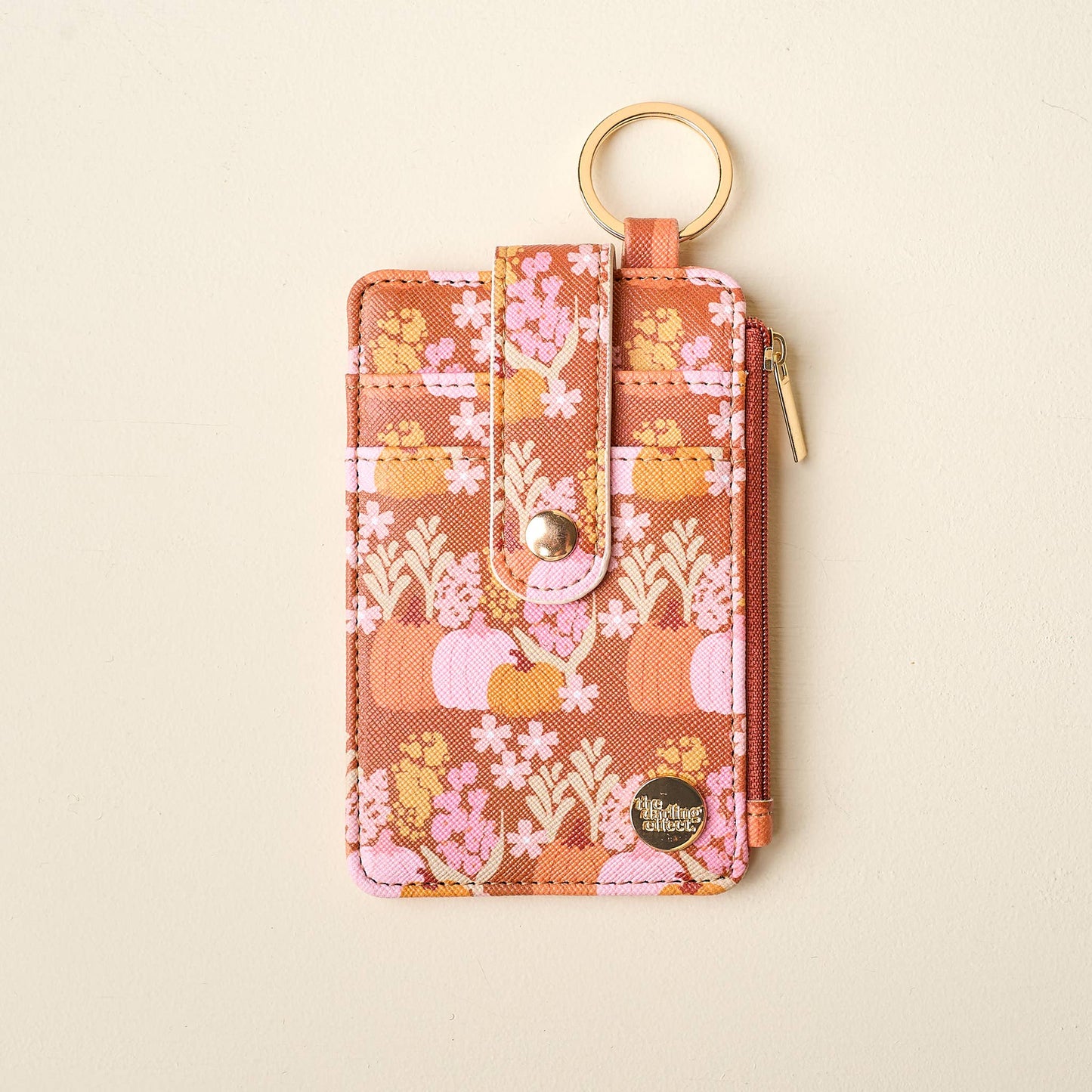 Keychain Wallet-Harvest Blooms - La Vie Est Belle