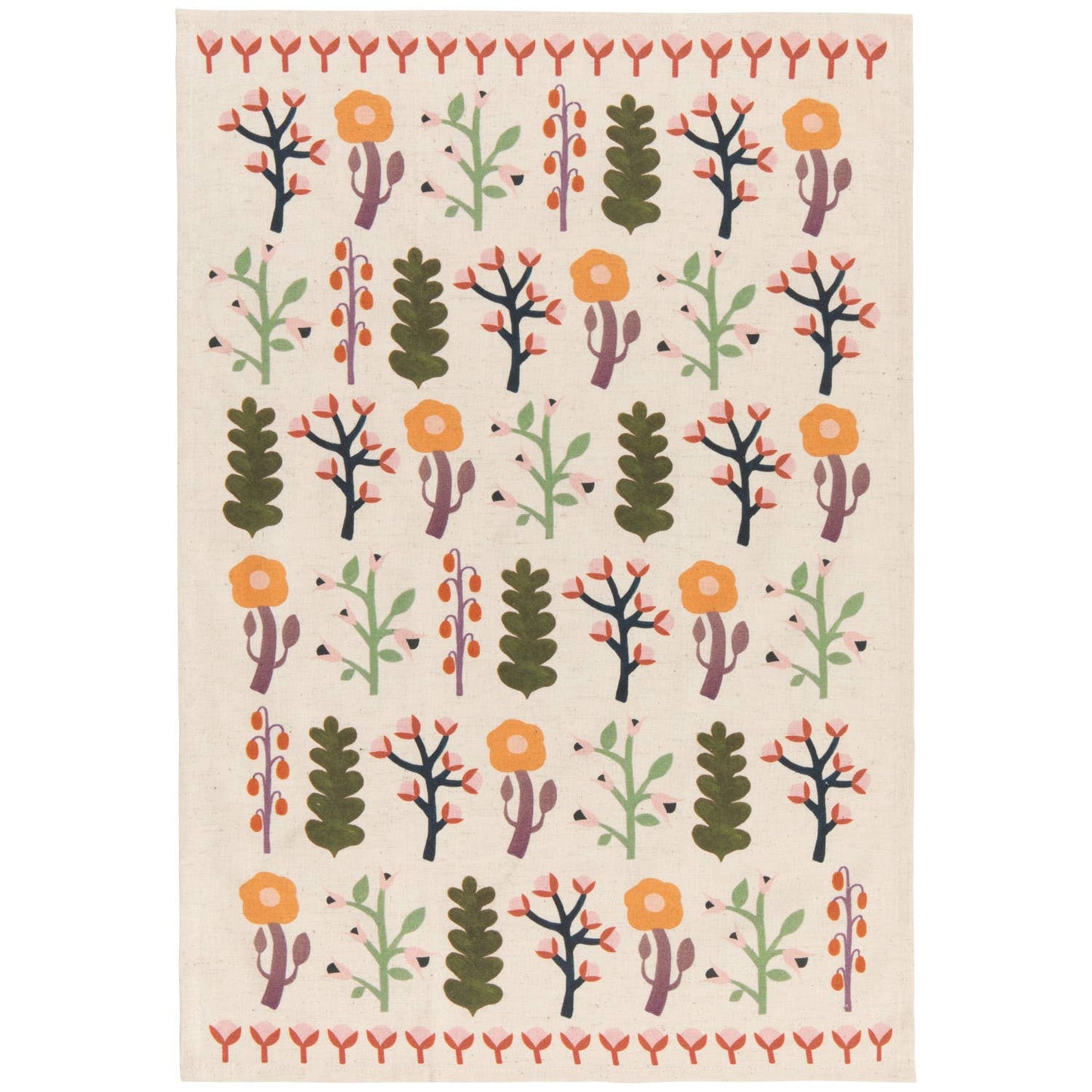 Petal Power Linen Blend Dishtowels, 2 Styles - La Vie Est Belle