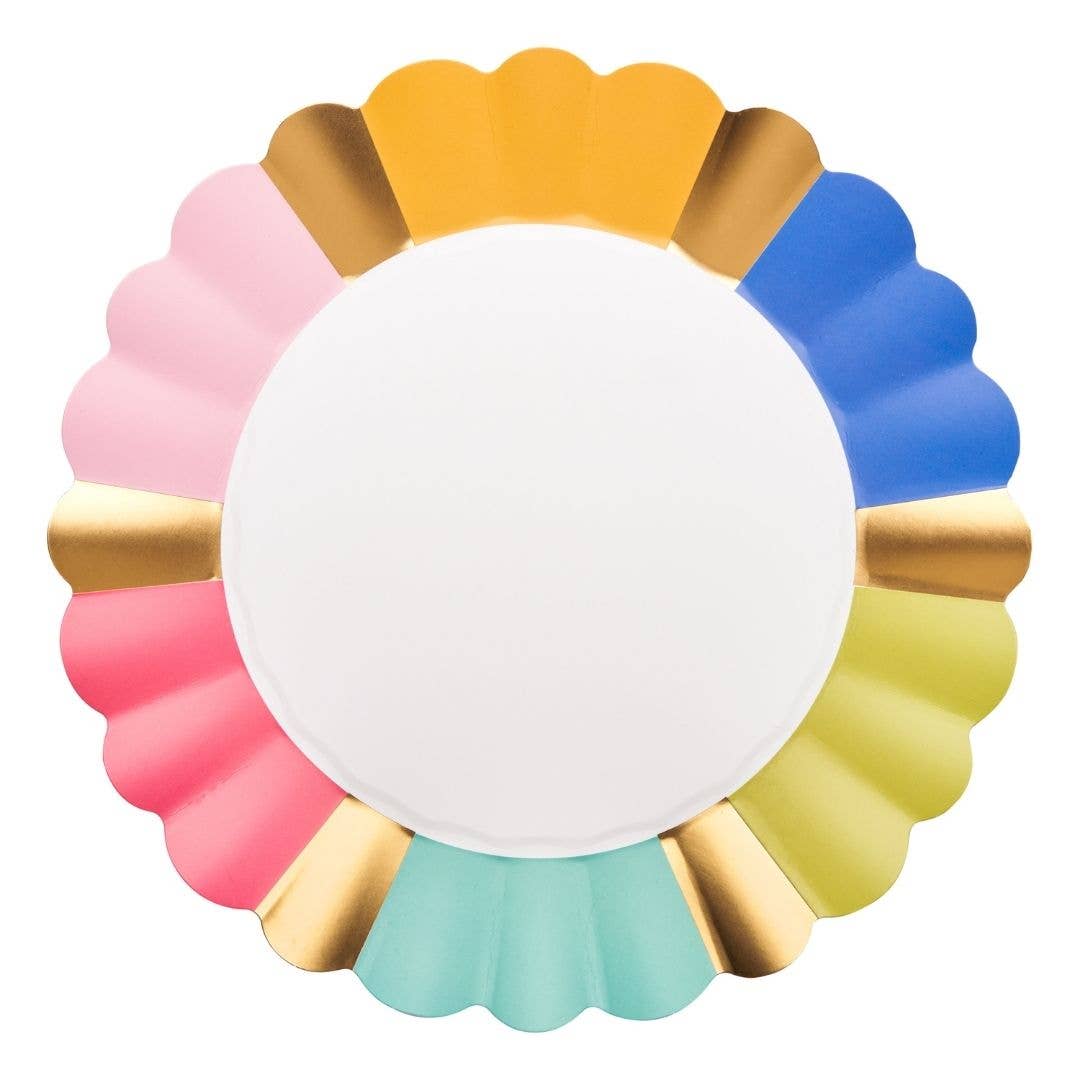Scalloped Dinner Plate Panoply - 8pkg - La Vie Est Belle