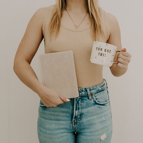 You Got This Fabric Journal - La Vie Est Belle