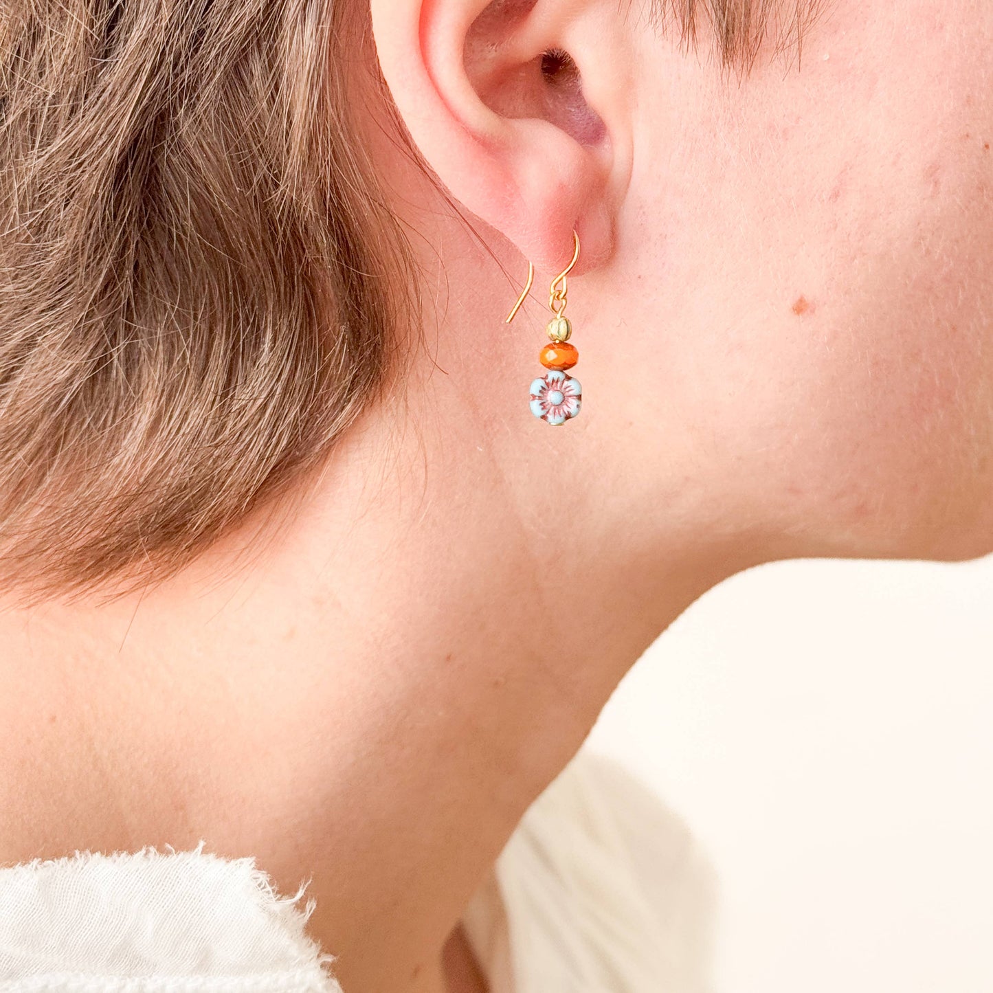 Charming Small Flower Earrings