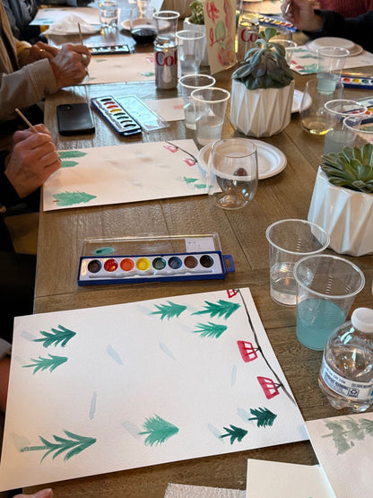 04/02/26 Spring Watercolor & Sip with De La Crem Studio - La Vie Est Belle