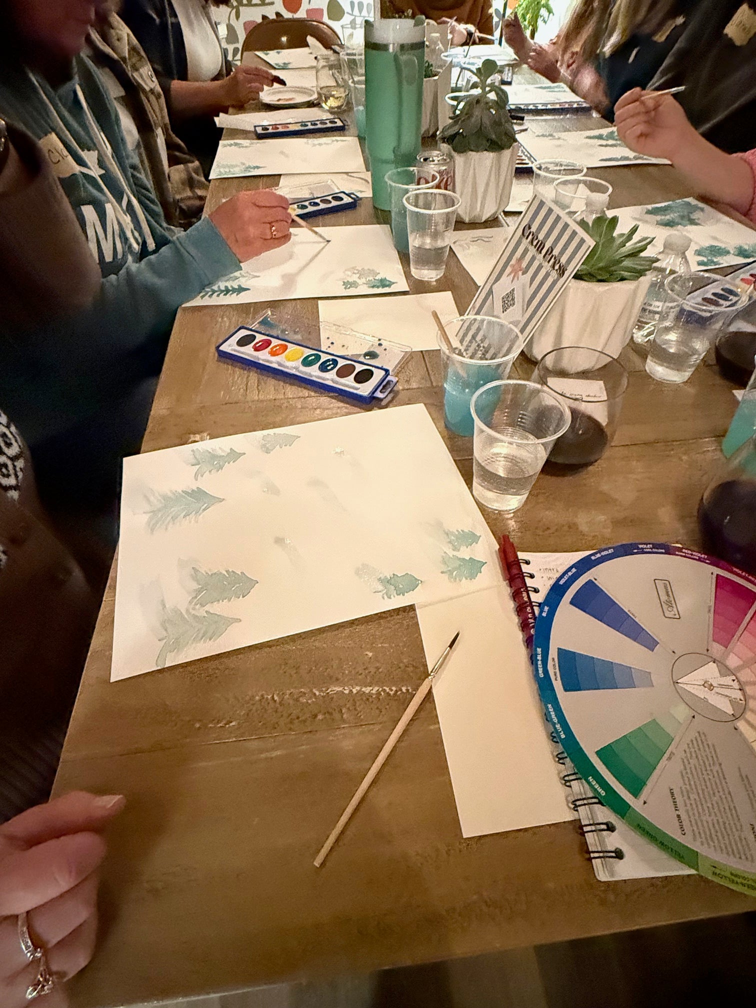04/02/26 Spring Watercolor & Sip with De La Crem Studio - La Vie Est Belle