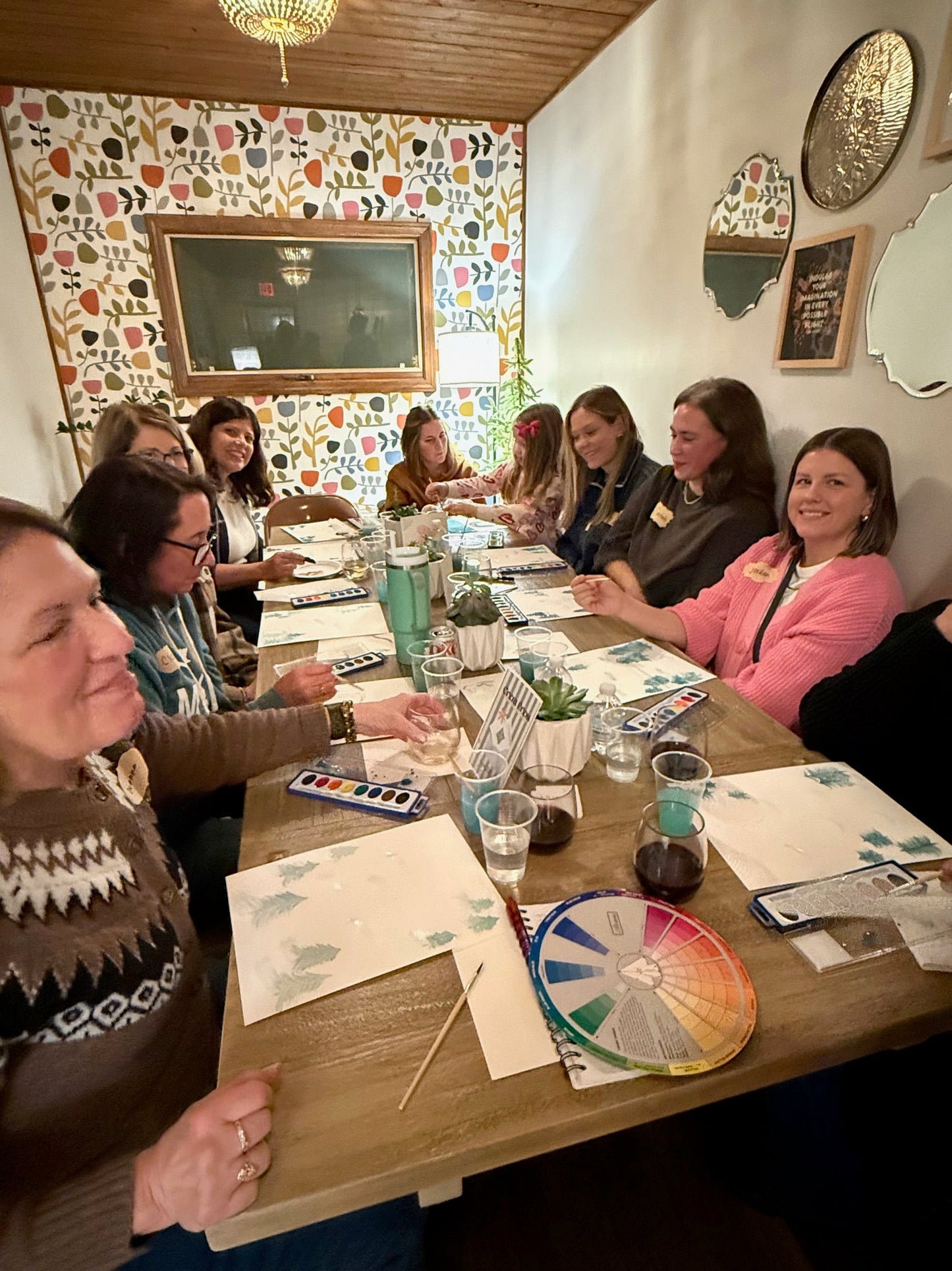 04/02/26 Spring Watercolor & Sip with De La Crem Studio - La Vie Est Belle
