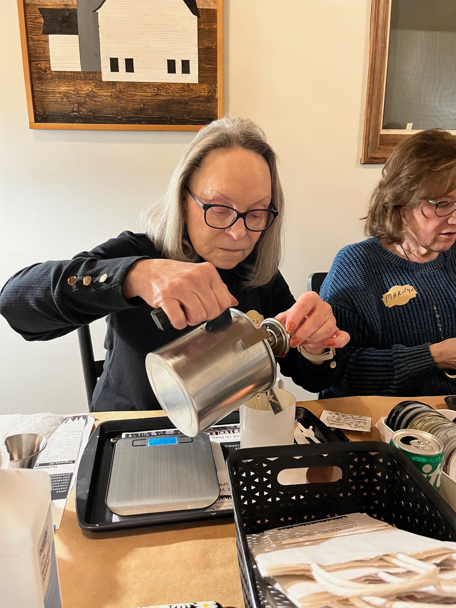05/21/26 Spring Three Wick Dough Bowl Candle Making Class with Burnt at Both Ends - La Vie Est Belle