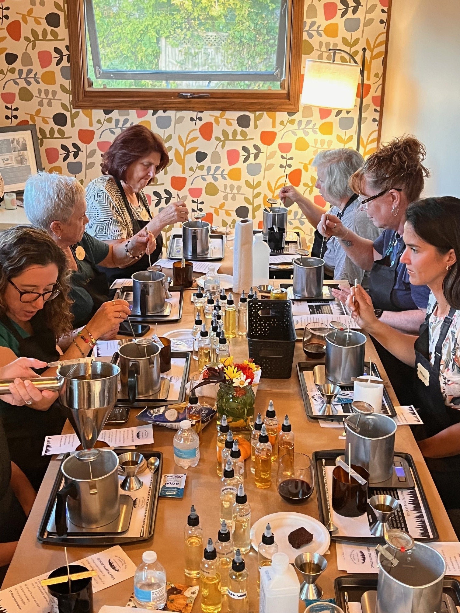 05/21/26 Spring Three Wick Dough Bowl Candle Making Class with Burnt at Both Ends - La Vie Est Belle