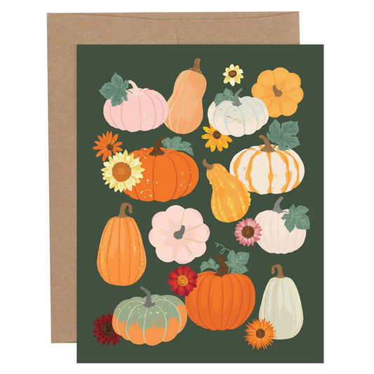 Pumpkin Patch Fall Greeting Card