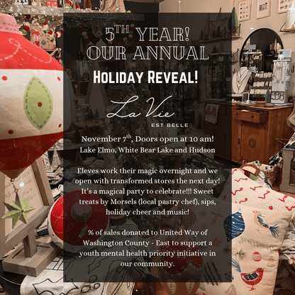 11/07/26 La Vie Holiday Reveal! All Three Stores! - La Vie Est Belle