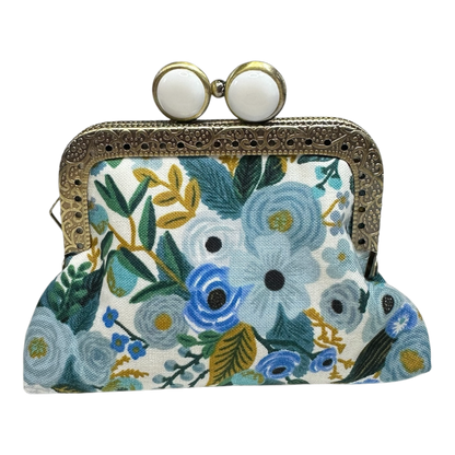 Kiki & Syds Mini Clutch Coin Purse - Blue Skies 