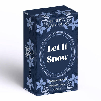 Christmas Shower Steamers (Bergamot and Plum), 2 Pack